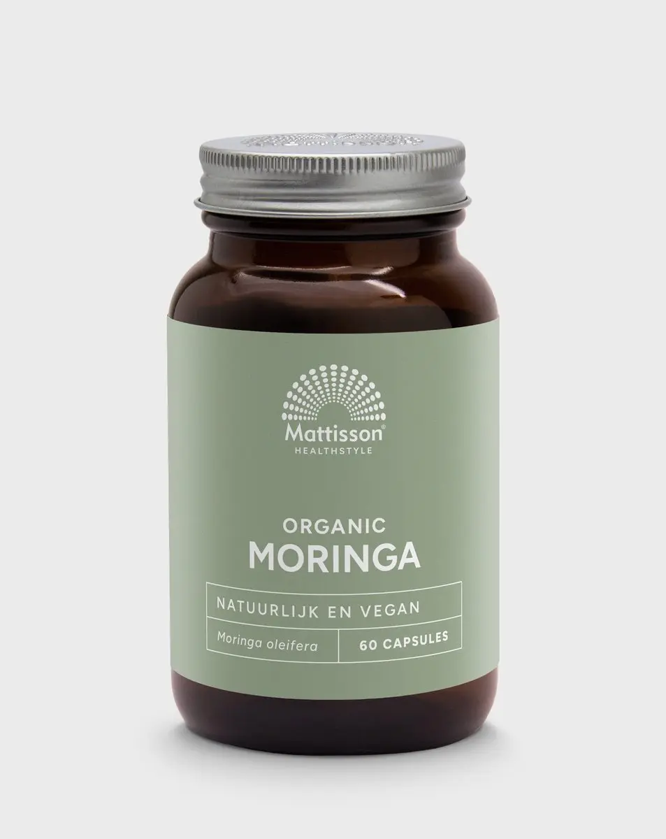 Mattisson Biologisch Moringa Blad 400mg Voedingssupplement 60 Capsules