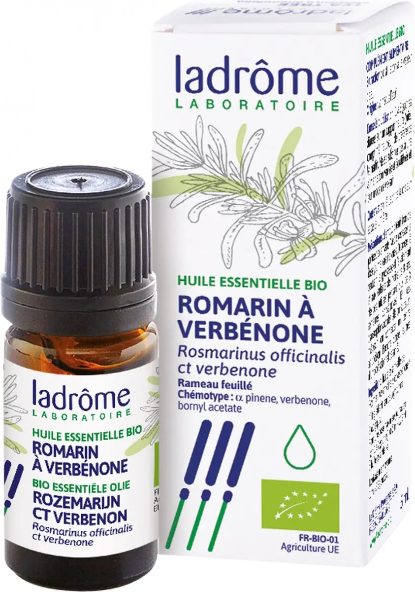 Ladrôme Etherische Olie Rozemarijn Verbenone 5ml