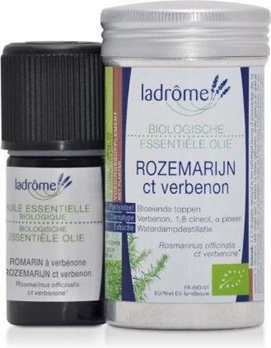Ladrôme Etherische Olie Rozemarijn Verbenone 5ml - Organisch