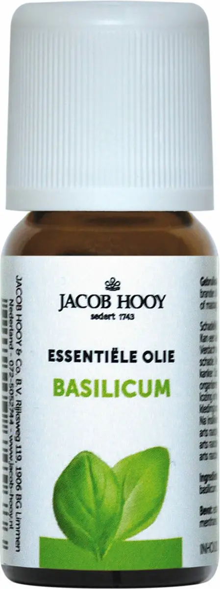 Jacob Hooy Basilicum Etherische Olie 10ml