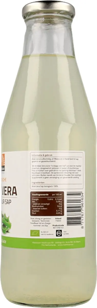 Mattisson Biologisch Aloë Vera Sap 750ml
