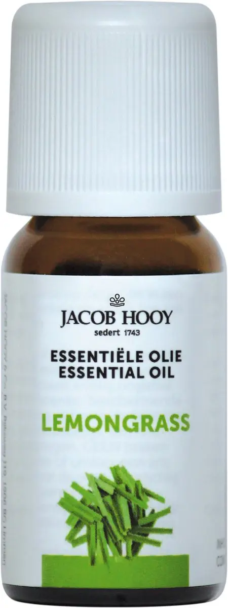 Jacob Hooy Lemongrass Etherische Olie 10ml