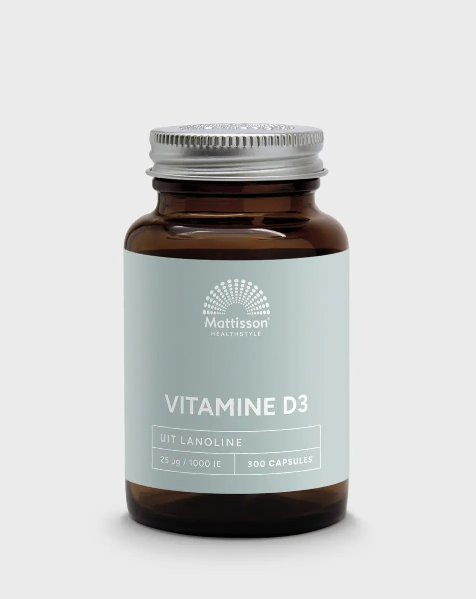 Mattisson Vitamine D3 25 mcg 1000 IU 300 Tabletten