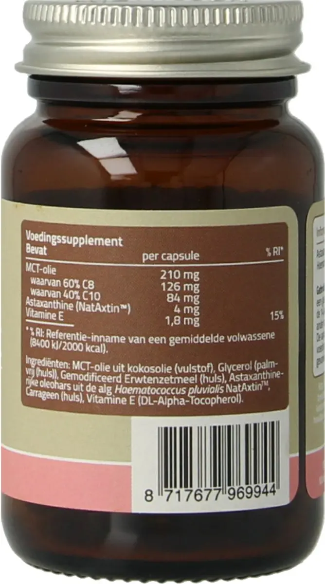 Mattisson Astaxanthine Nataxtin 4mg 60 Capsules