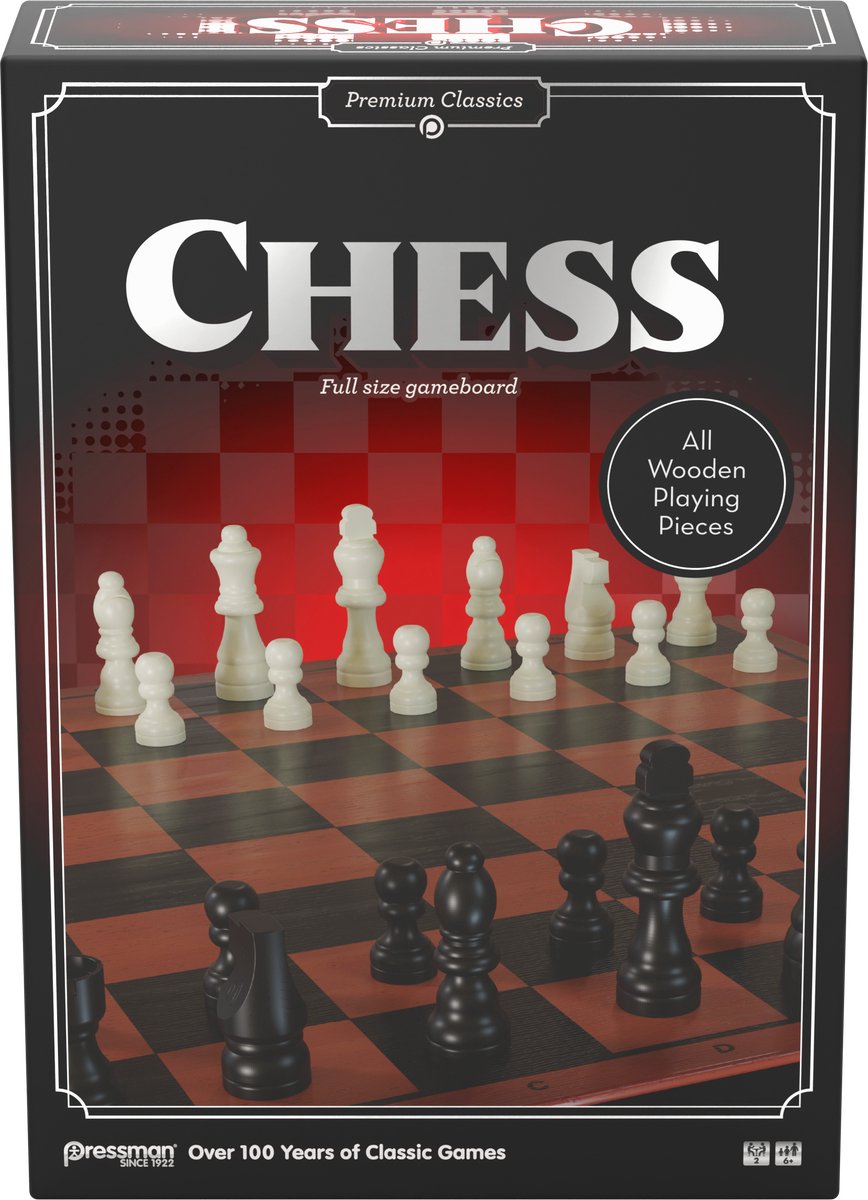 Goliath Classics Chess - Schaakspel - Schaken - 1 tegen 1 - Denkspel - Strategiespel