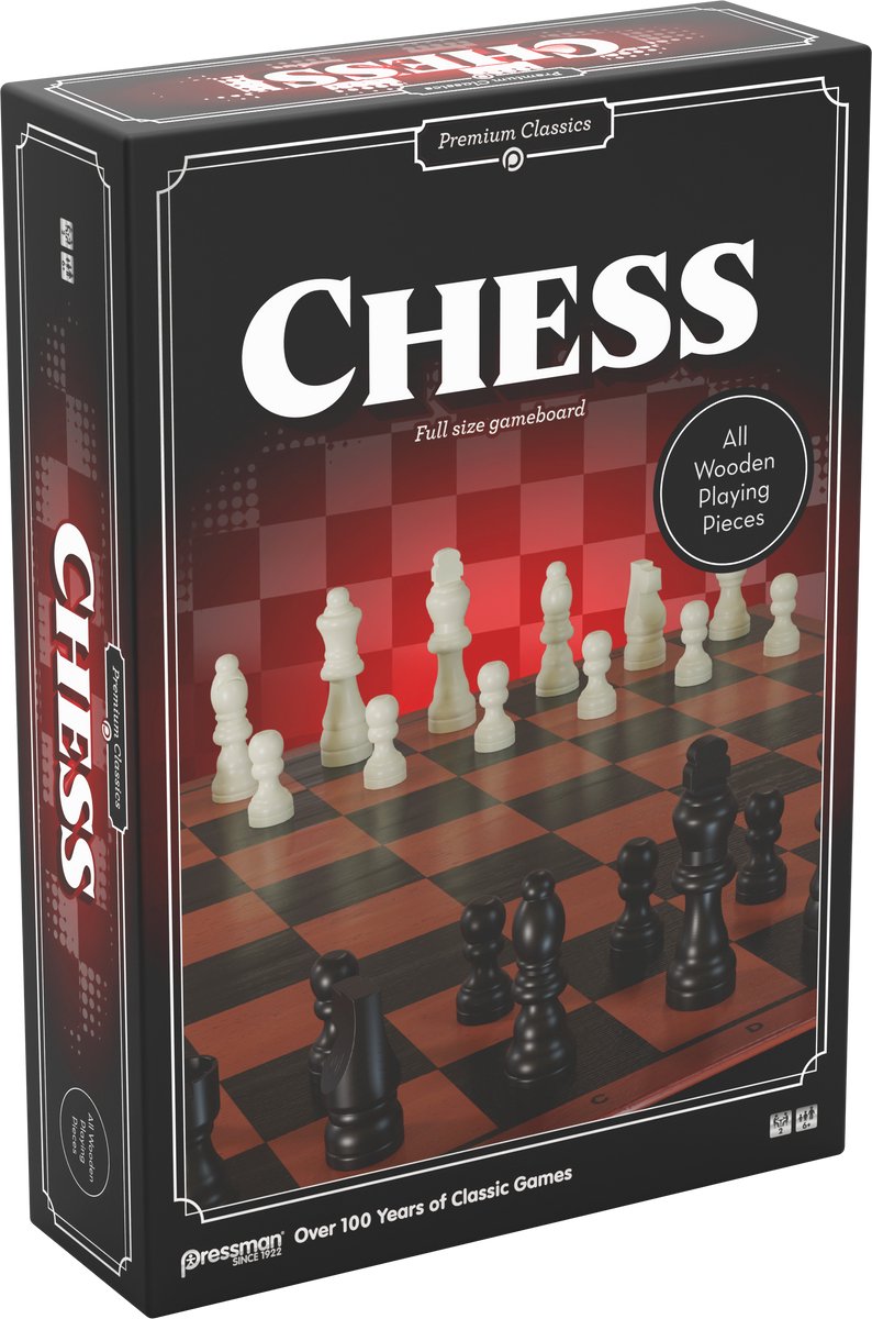 Goliath Classics Chess - Schaakspel - Schaken - 1 tegen 1 - Denkspel - Strategiespel