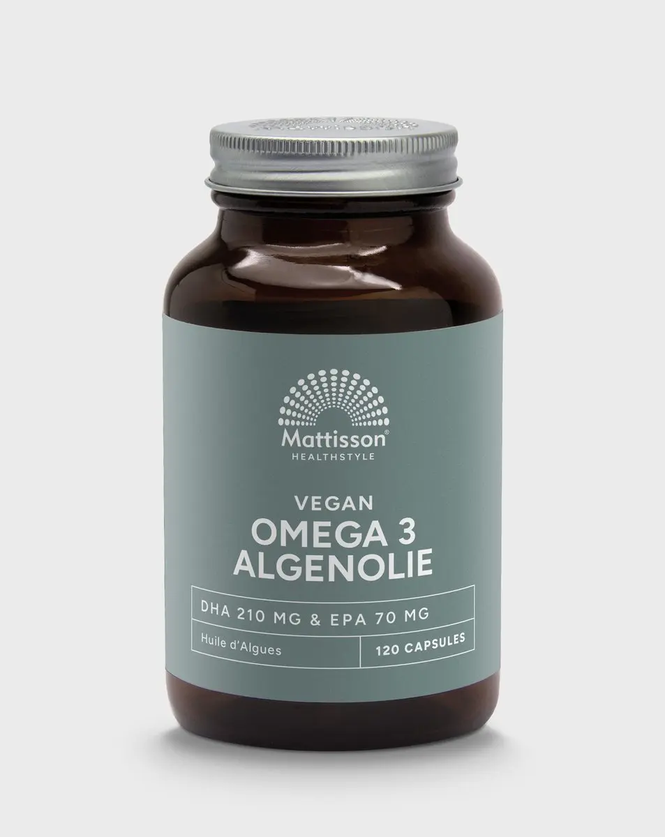 Mattisson Vegan Algenolie Omega 3 120 Capsules