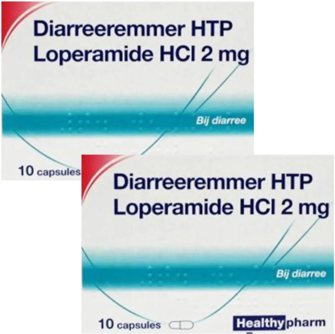Healthypharm Diarreeremmer Loperamide HCl 2mg - 20 Stuks