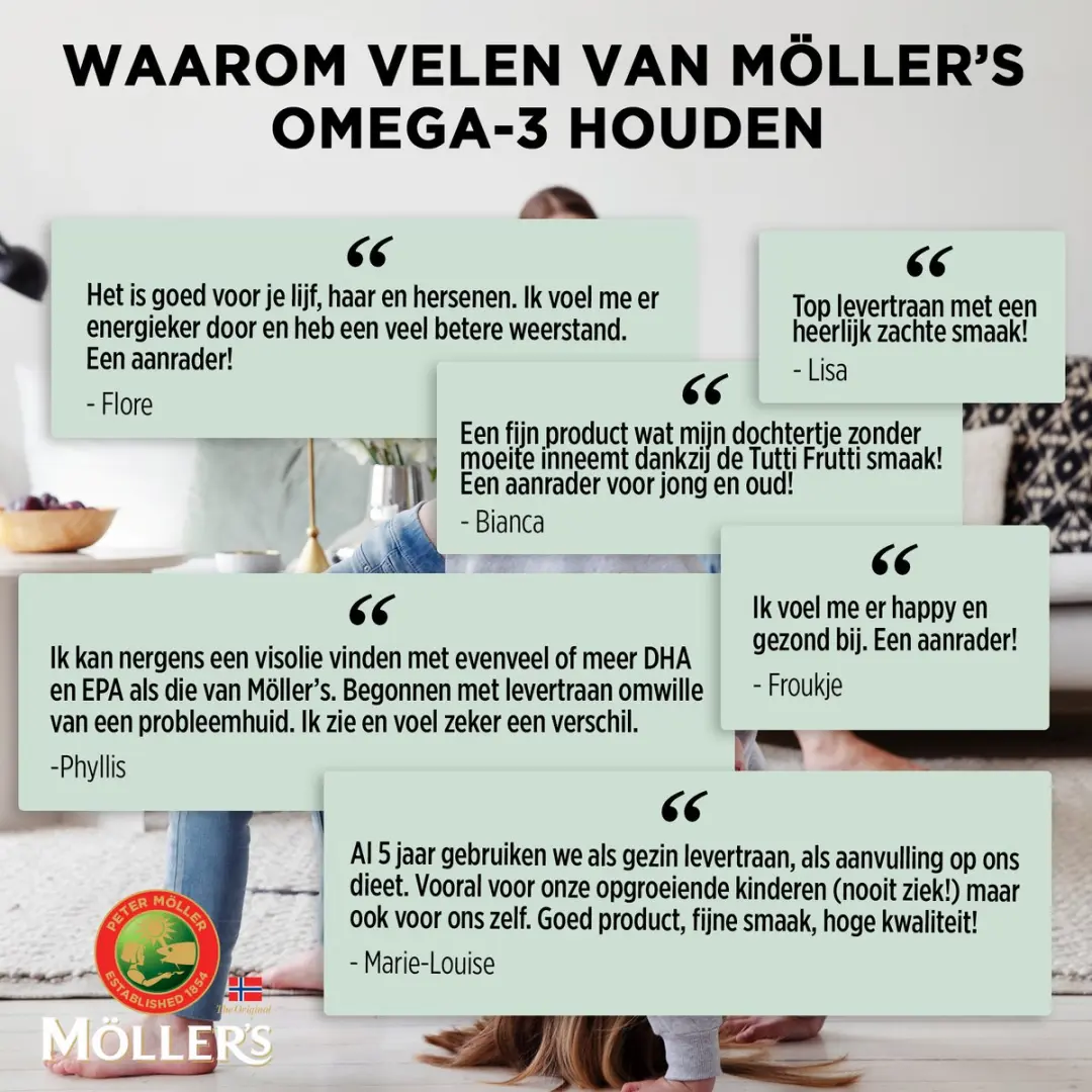Mollers Omega-3 Levertraan Testpakket 750ml - 3x250ml