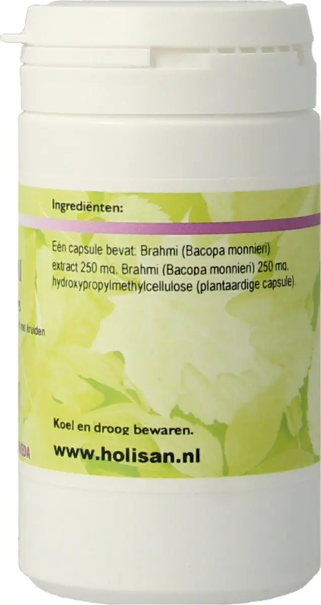 Holisan Brahmi Capsules 60 stuks - 60mg