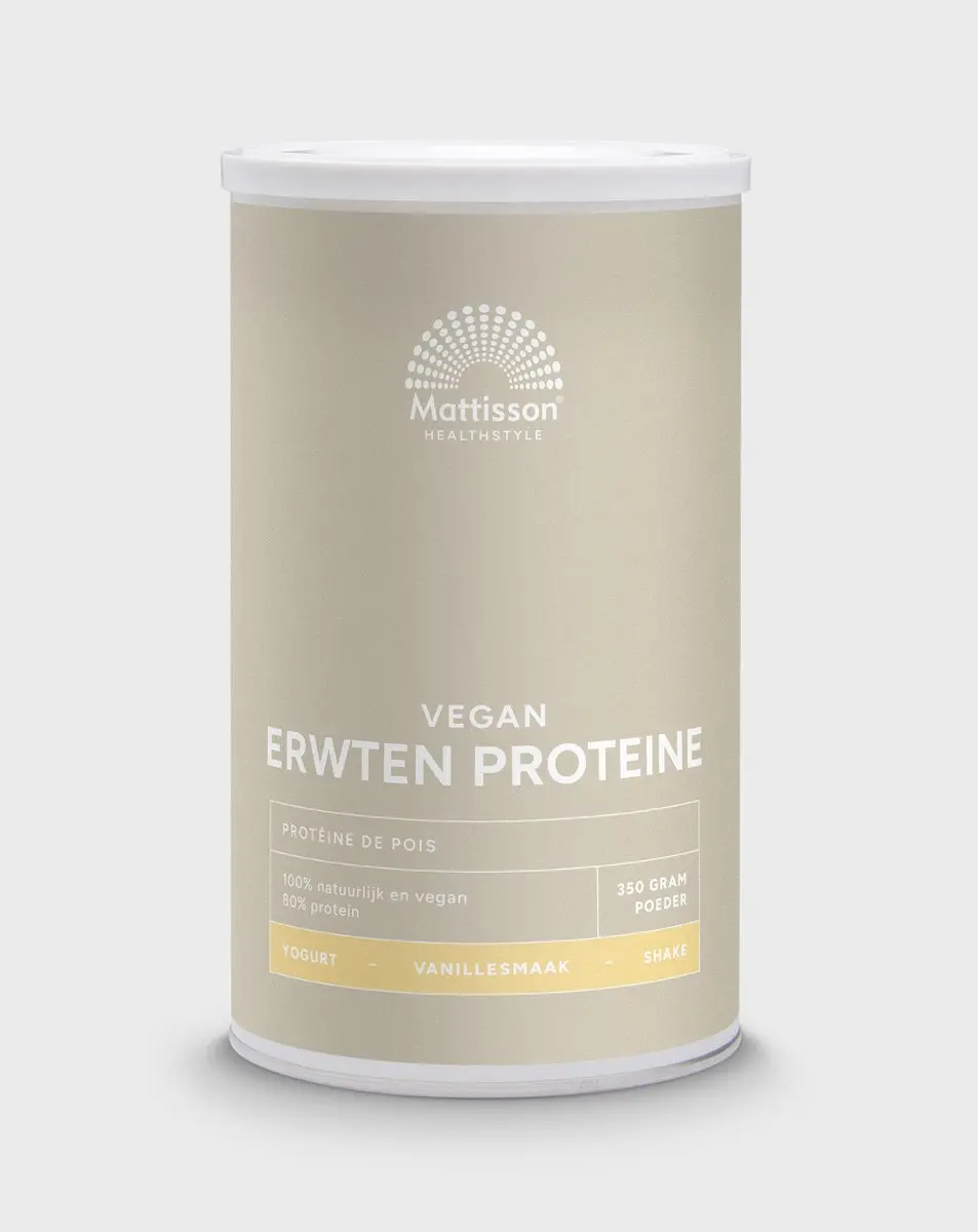 Mattisson Erwtenproteïne Poeder Vanille 350g