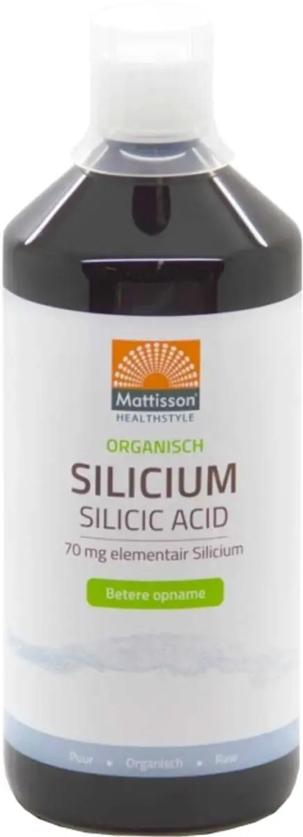 Mattisson Organisch Silicium 70mg 500ml