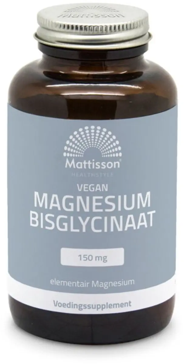 Mattisson Magnesium Bisglycinaat 150mg - 120 Capsules