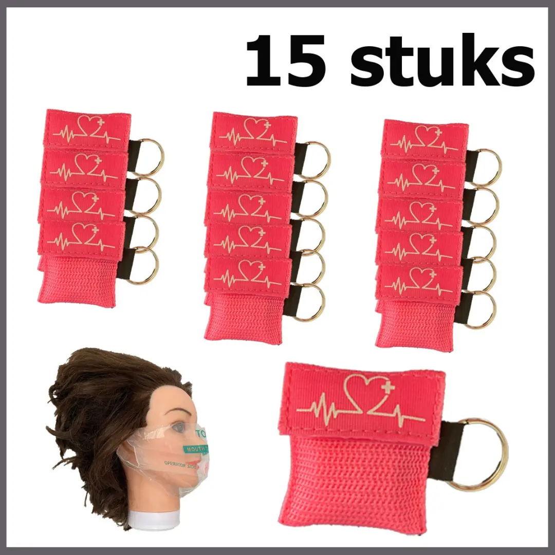 Kiss of Life Roze EHBO Sleutelhanger