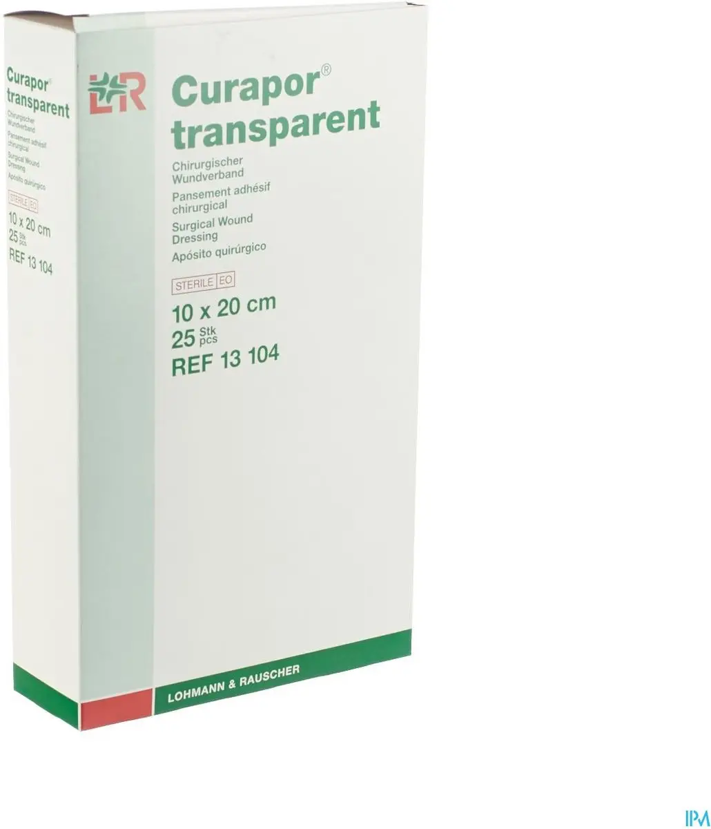Lohmann & Rauscher Curapor Transparant Wondverband 10x20cm
