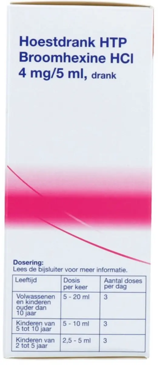 Healthypharm Hoestdrank Broomhexine 4mg/5ml 150ml