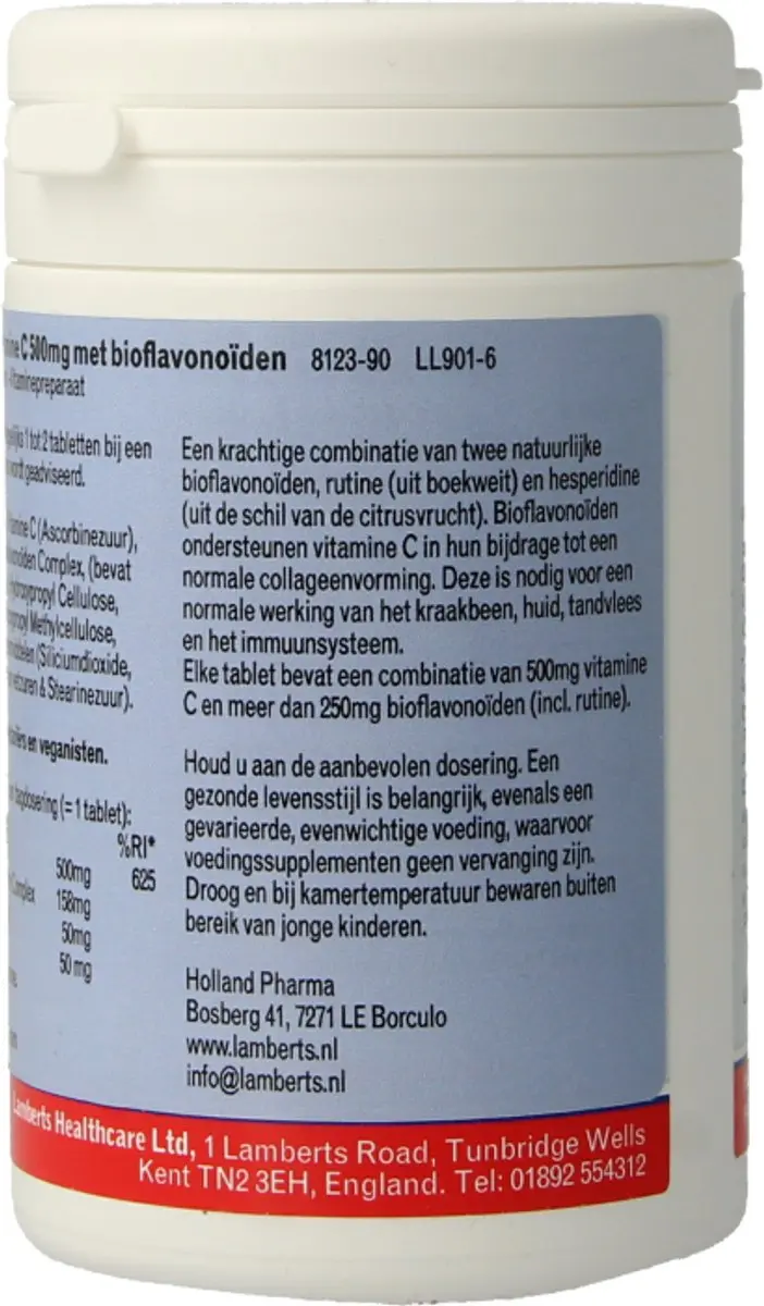 Lamberts Rutine C Bioflav 90 Stuks - 90ml