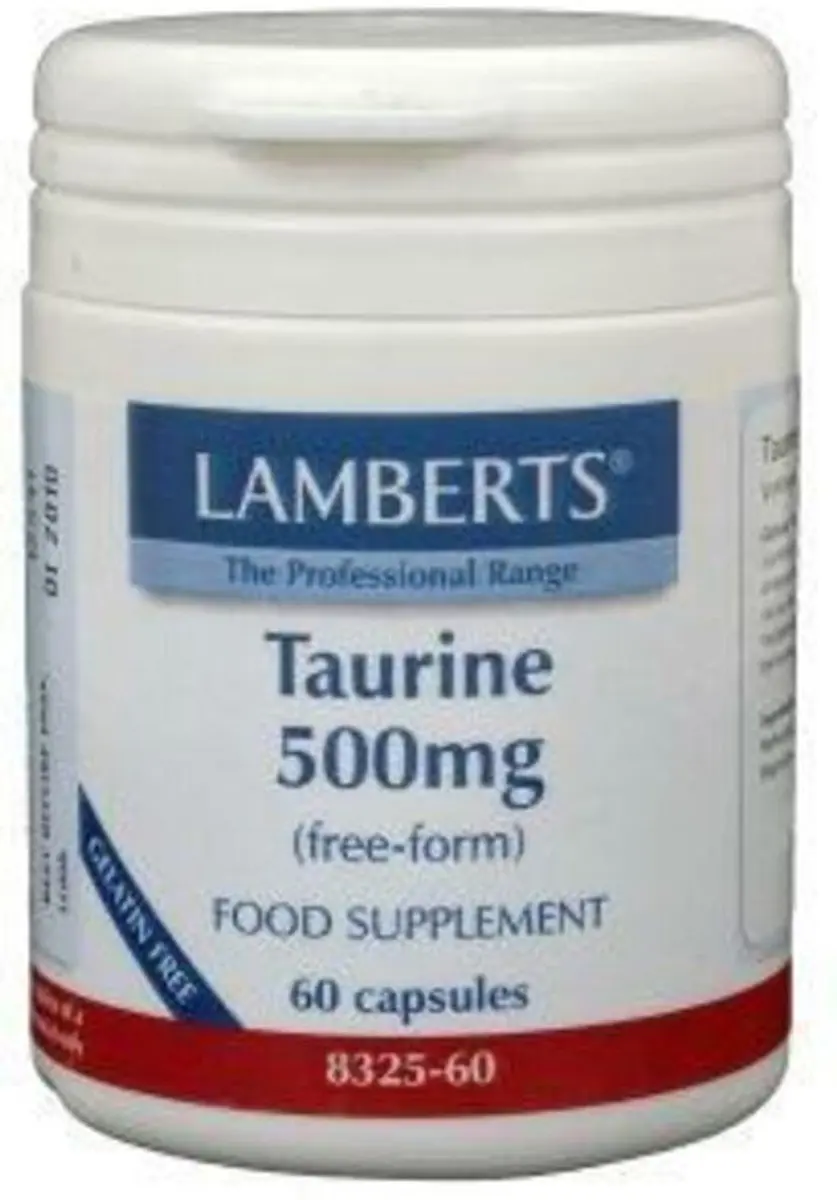 Lamberts Taurine 500mg Capsules - 60 Stuks