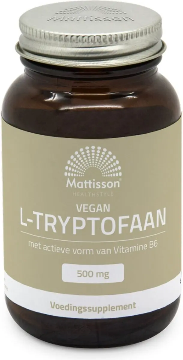 Mattisson L-Tryptofaan 500mg 60 Capsules - Met Vitamine B