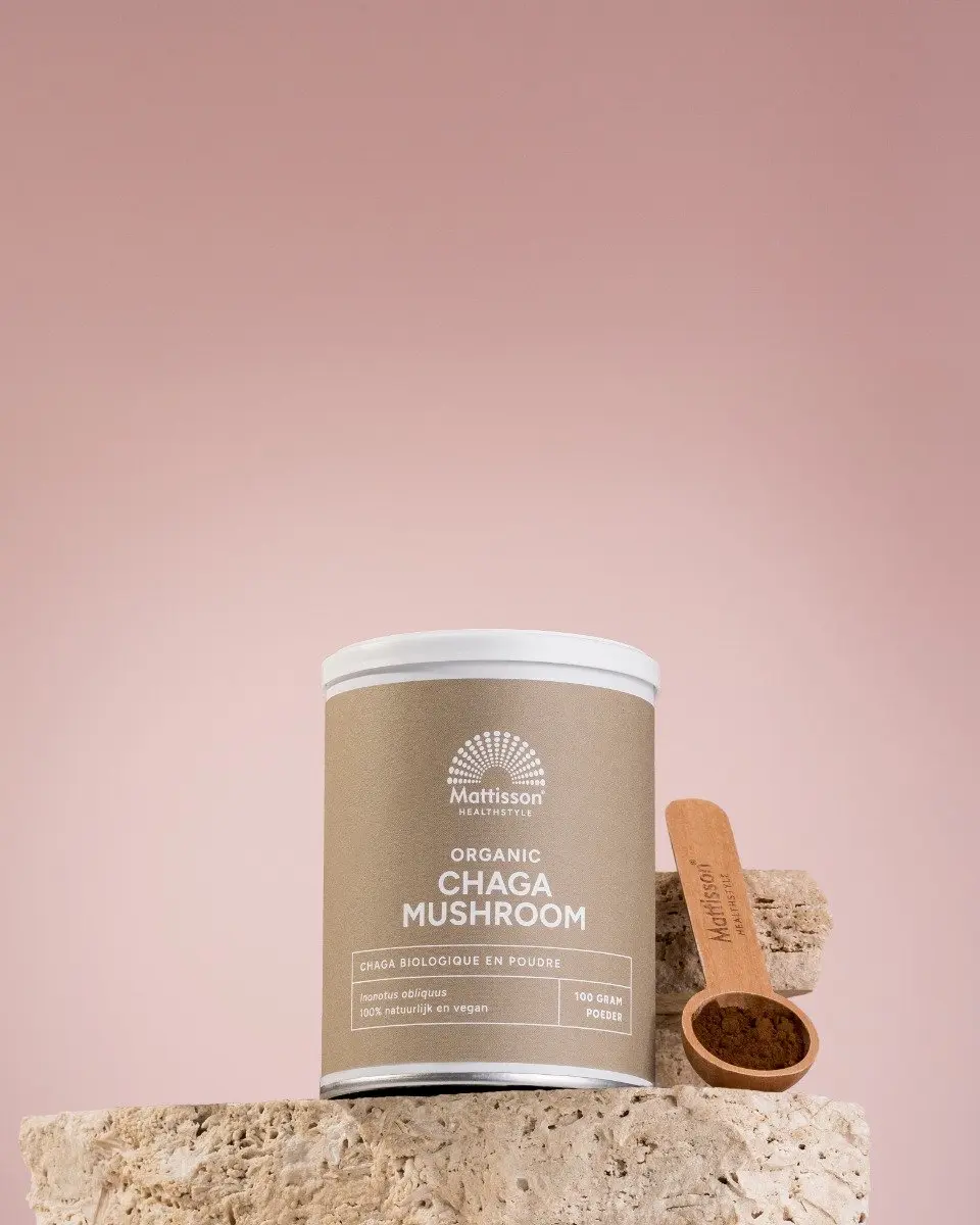 Mattisson Biologisch Chaga Mushroom Poeder 100g
