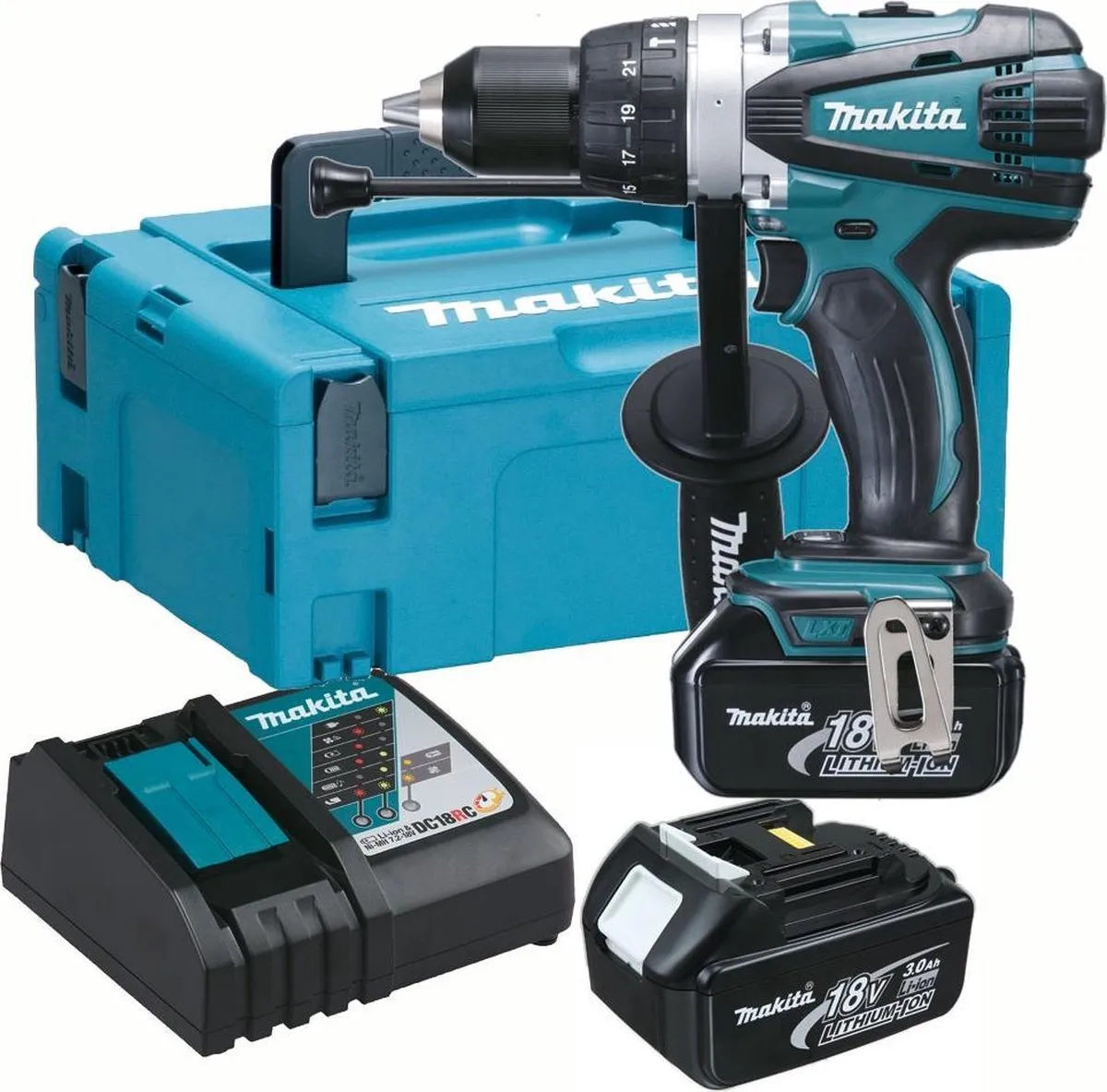 Makita DHP458RFJ Accu Klopboormachine 18V 3.0Ah