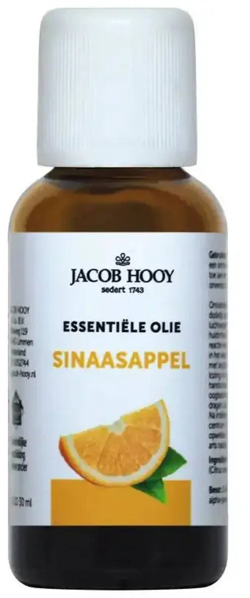 Jacob Hooy Sinaasappel Etherische Olie 30ml