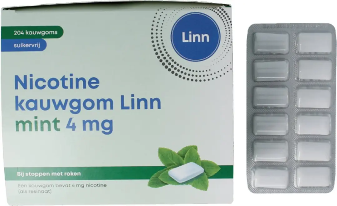 Linn Nicotine Kauwgom Mint 4mg