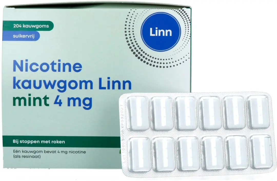 Linn Nicotine Kauwgom Mint 4mg