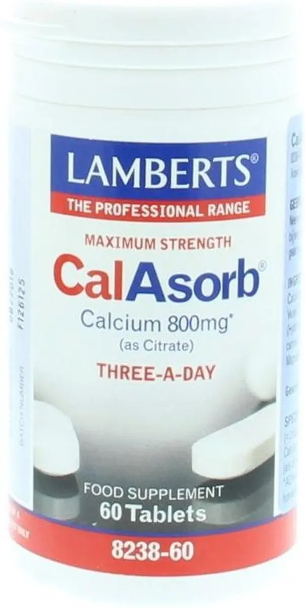 Lamberts Calasorb Calcium & Vitamine D3 60 Tabletten