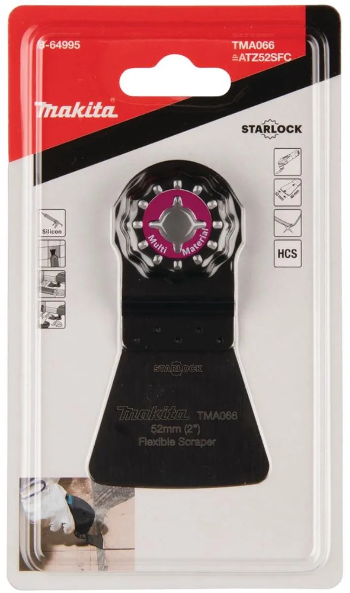 Makita TMA066 Flexibele Schraper 52mm - B-64995 - afbeelding 6 van 6