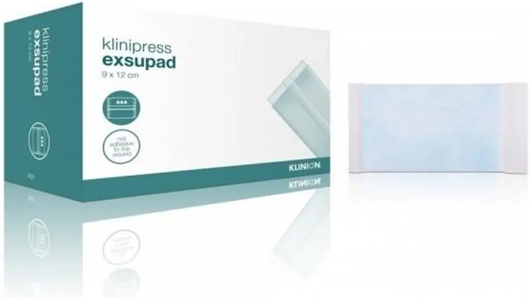 Klinion Exsupad Zwaar Absorberend Wondverband 9x12cm