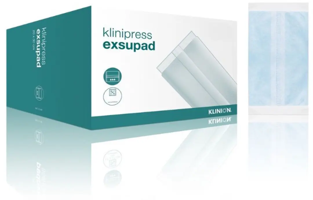 Klinion Exsupad Zwaar Absorberend Wondverband 9x12cm - 100 Stuks