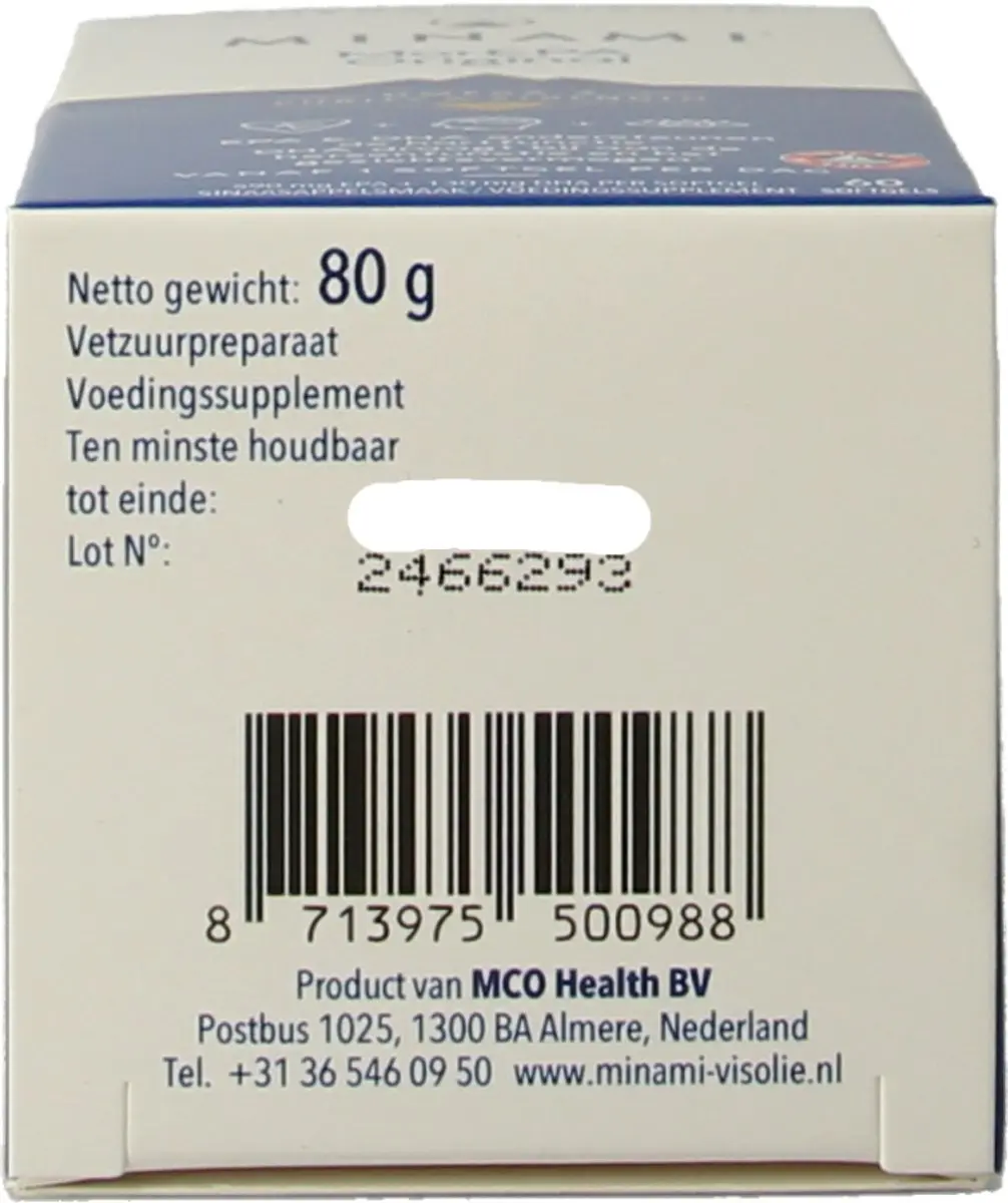 Minami MorEpa Original Omega-3 60 Softgels