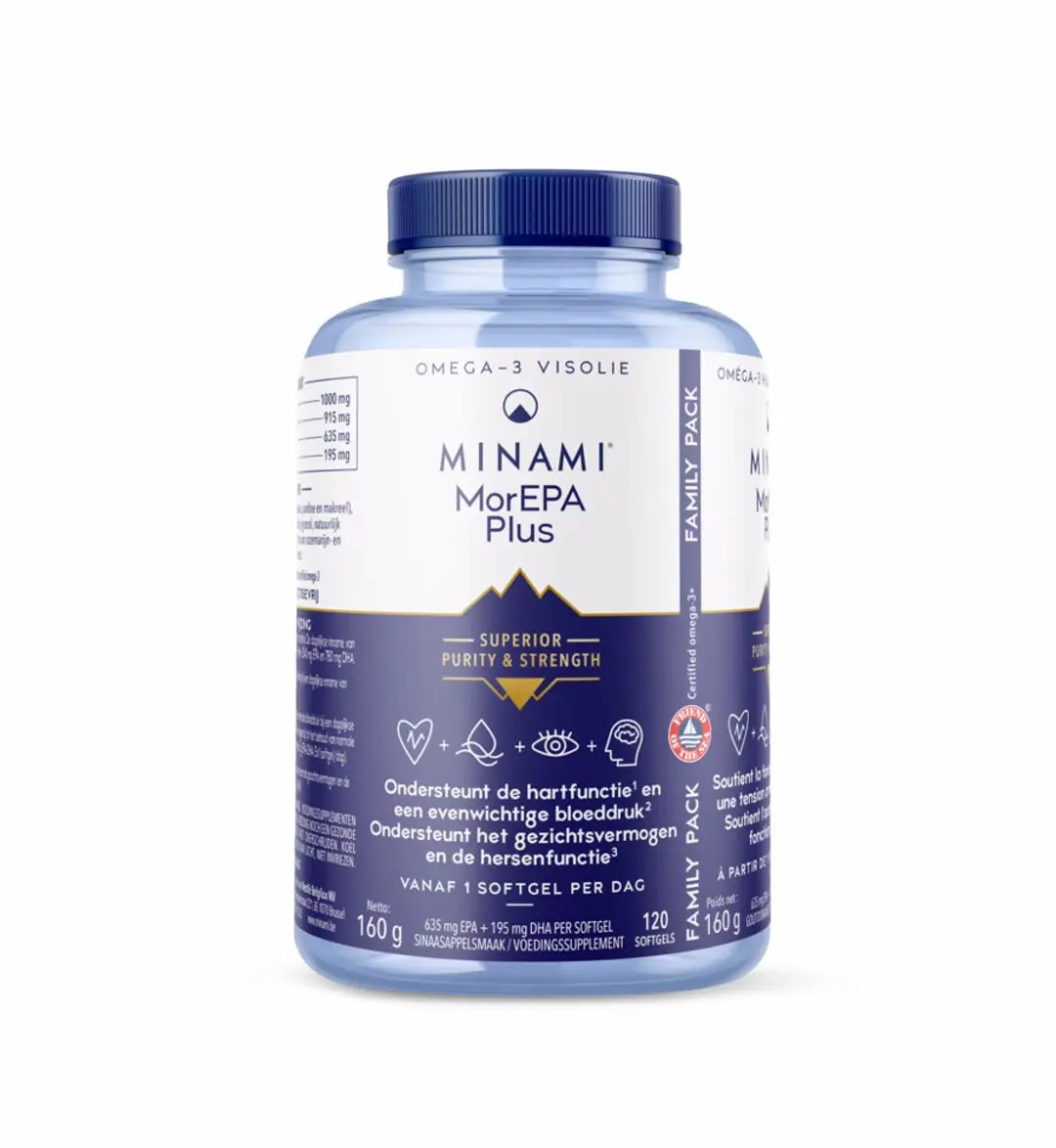 Minami MorEPA Plus Omega-3 120 Softgels