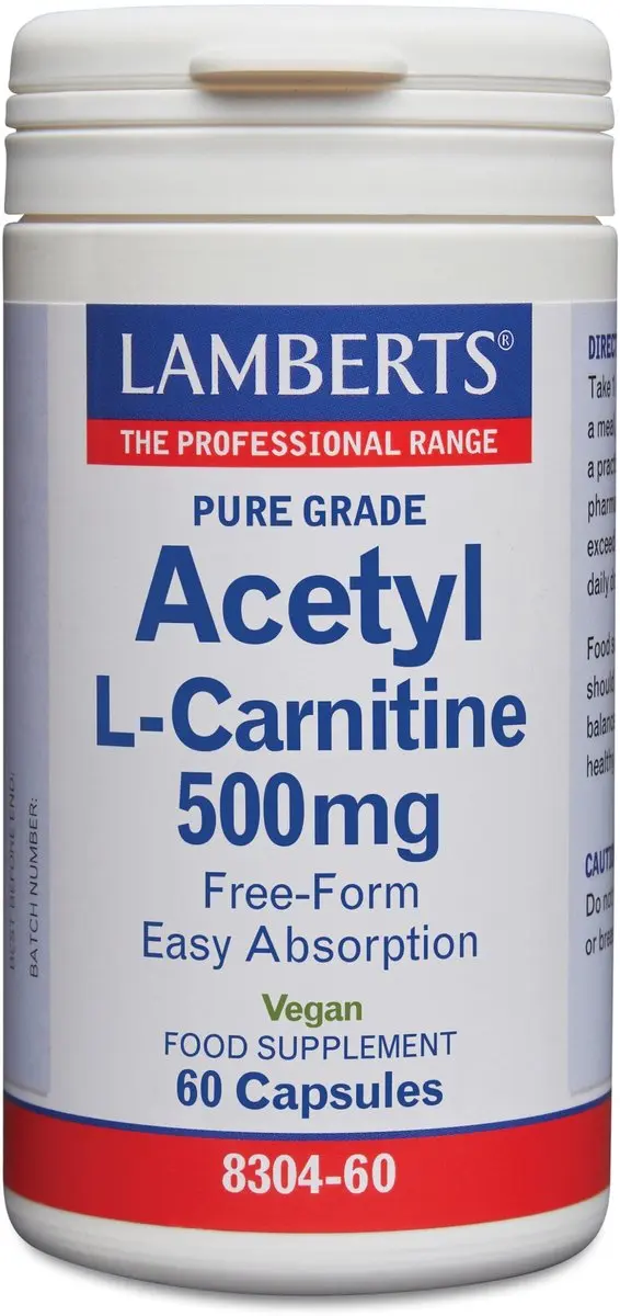 Lamberts Acetyl-L-Carnitine 500mg