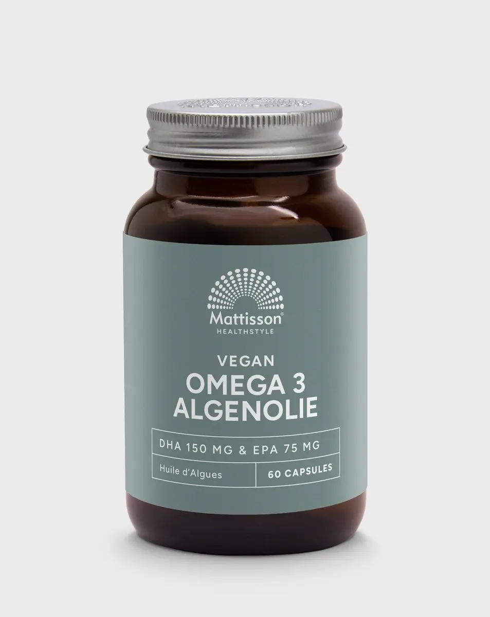 Mattisson Vegan Algenolie Omega 3 60 Capsules