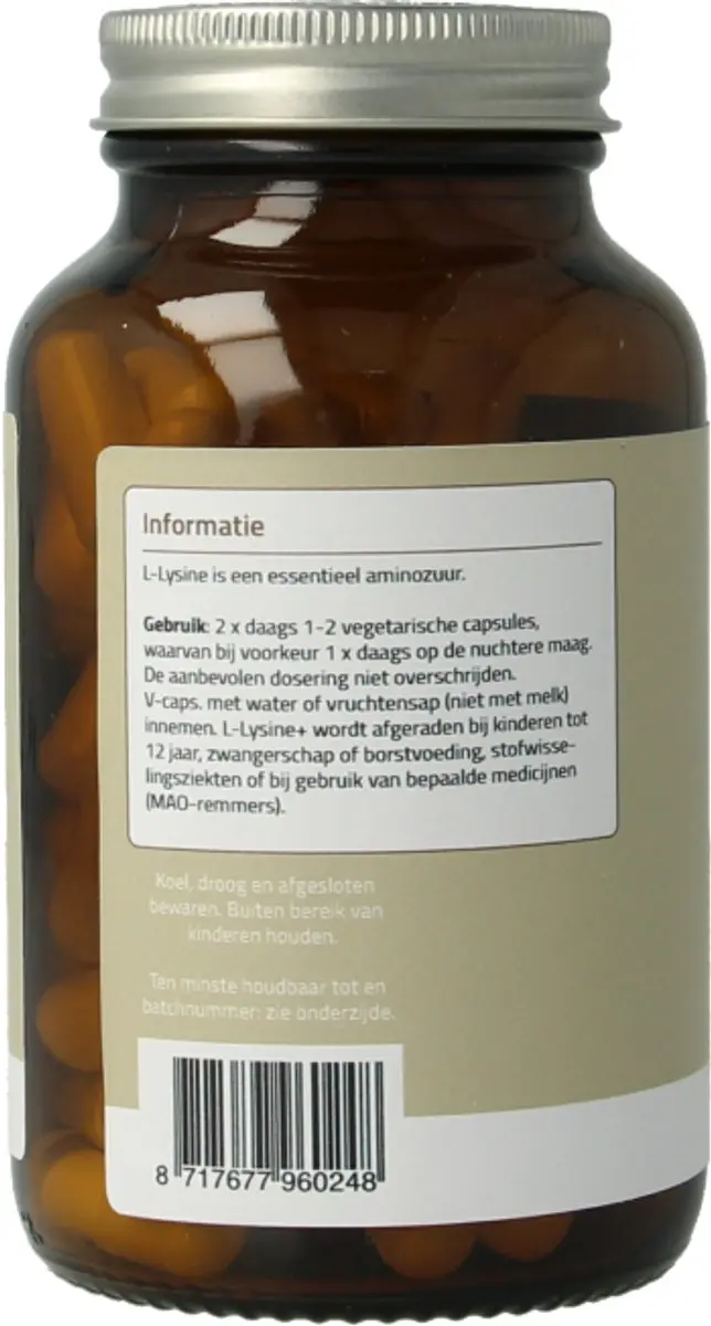Mattisson L-Lysine+ Vitamine C 90 Capsules