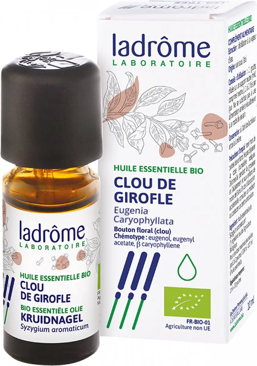 Ladrôme Bio Kruidnagel Etherische Olie 10ml