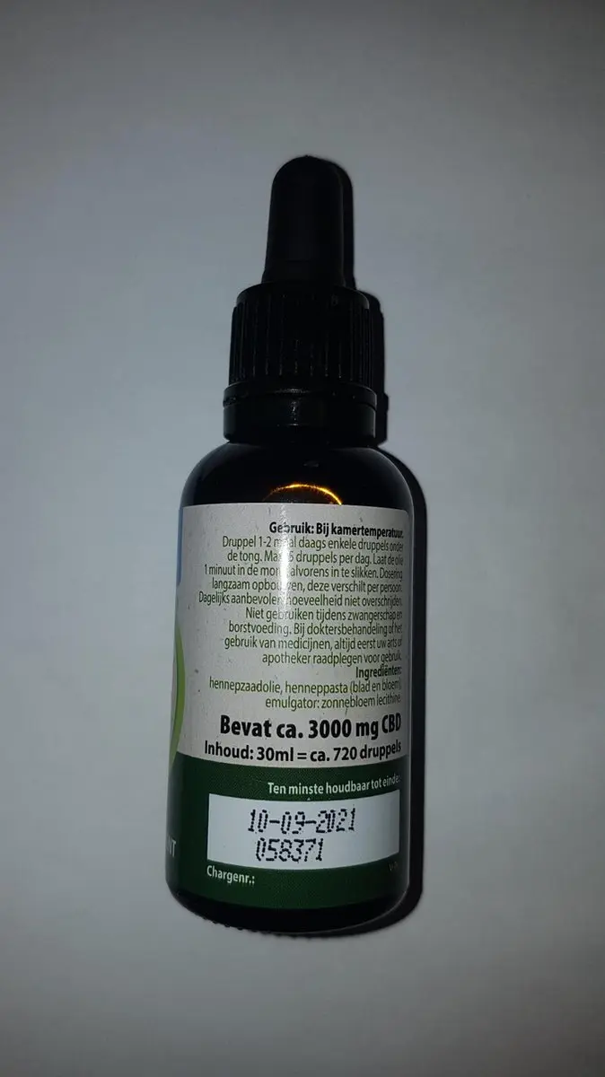 Jacob Hooy CBD Plus Olie 10% 30ml