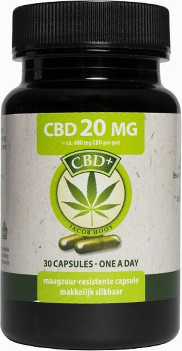 Jacob Hooy CBD 20mg Capsules