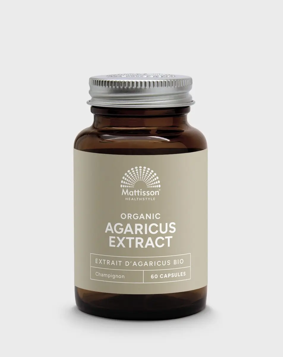 Mattisson Biologische Agaricus 400mg Voedingssupplement 60 Capsules