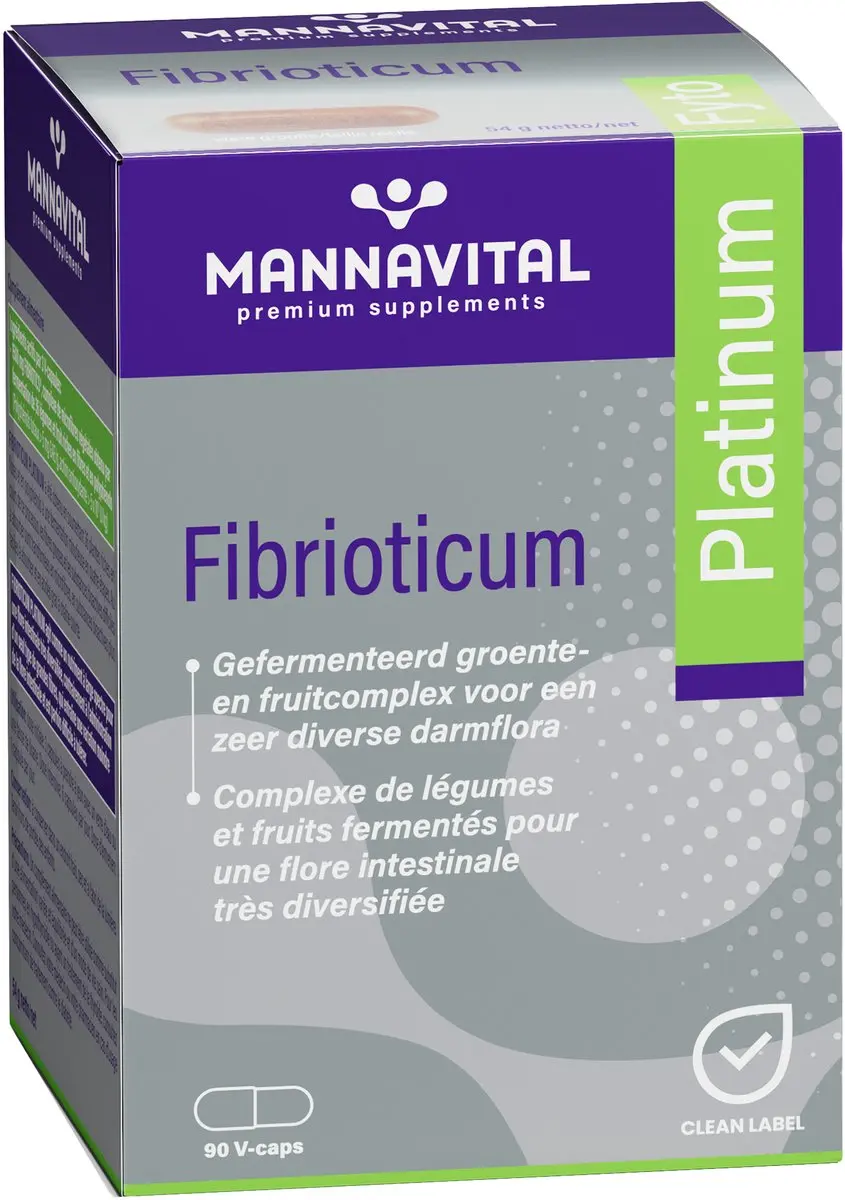 Mannavital Fibrioticum Platinum 90 Capsules