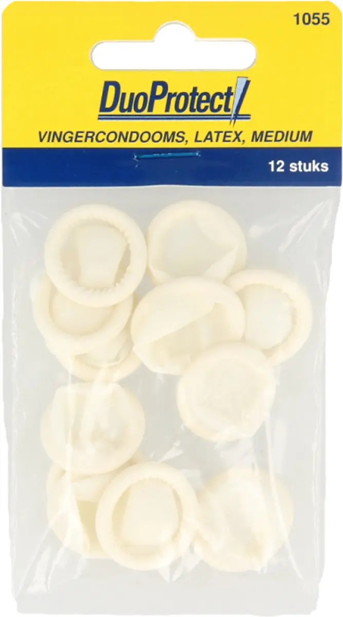Duoprotect Vingercondooms M 1055 - 1 Stuk - Zwart
