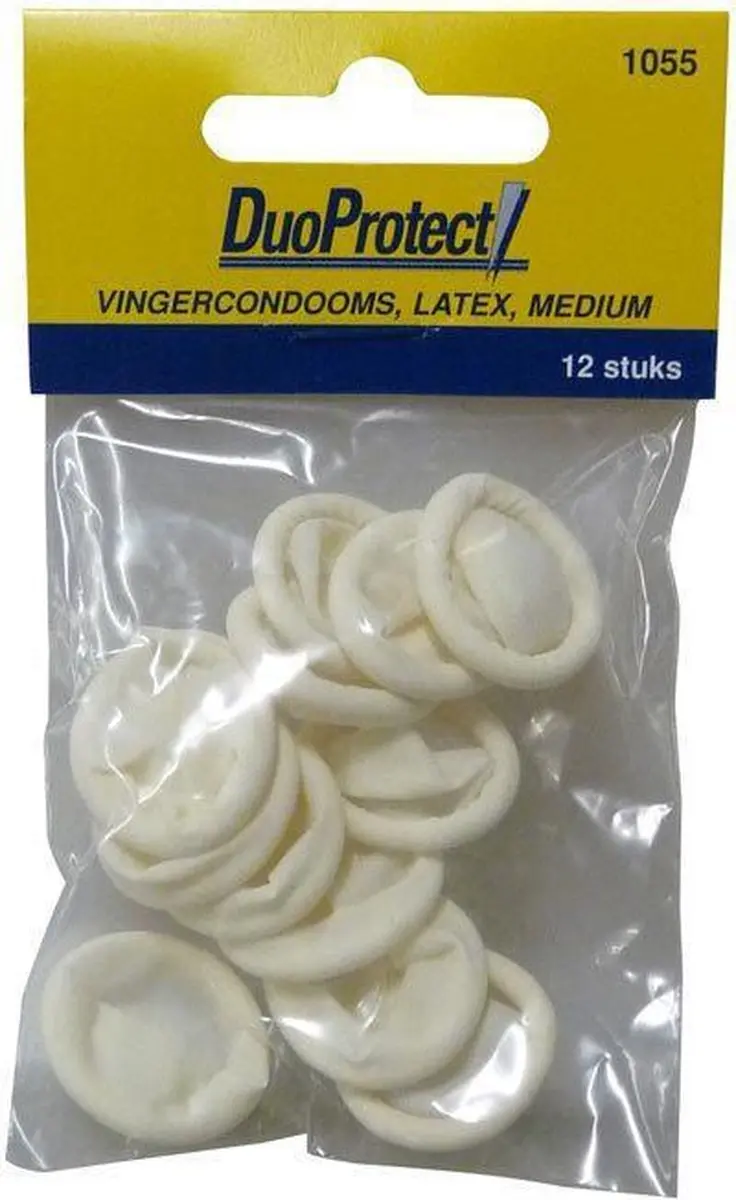 Duoprotect Vingercondooms M 1055 - 1 Stuk - Zwart
