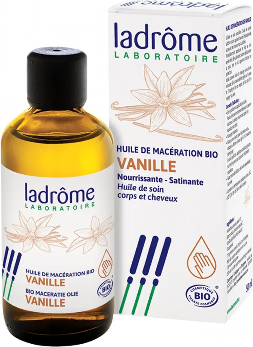 Ladrôme Biologische Vanille Maceratie Olie 50ml