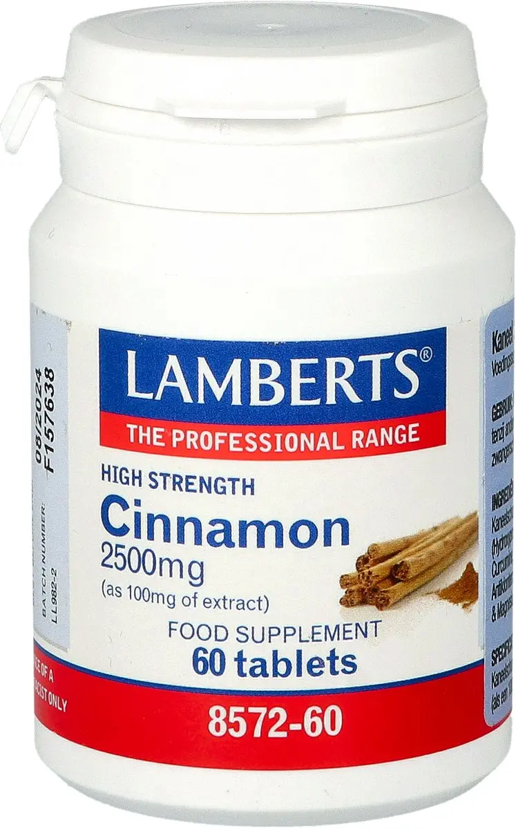 Lamberts Kaneel 2500 mg 60 Tabletten