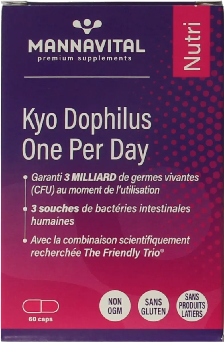Mannavital Kyo Dophilus 60 Capsules
