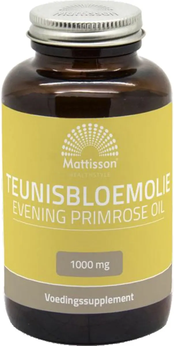 Mattisson Teunisbloemolie 1000mg Vitamine E 90 Capsules