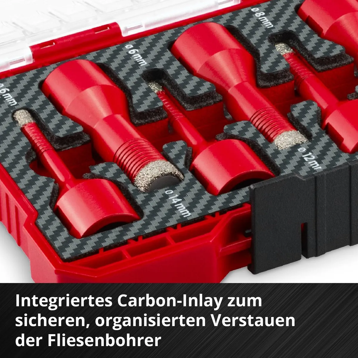 Einhell Tegelboorset 7-delig 6-14mm M14 - Metaal