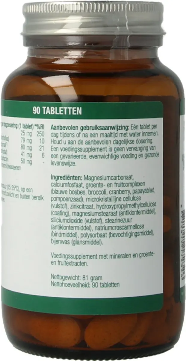 Essential Organics Zink 25mg Tabletten - 90 Stuks